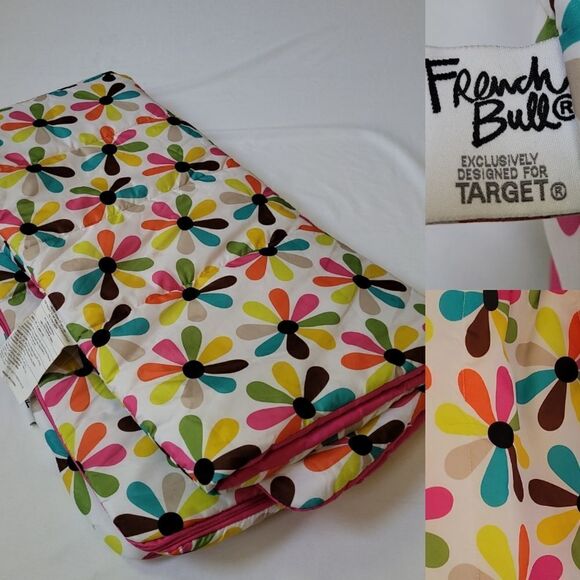 Other - FRENCH BULL girls floral sleeping bag slumber sleep over snuggle camping blanket